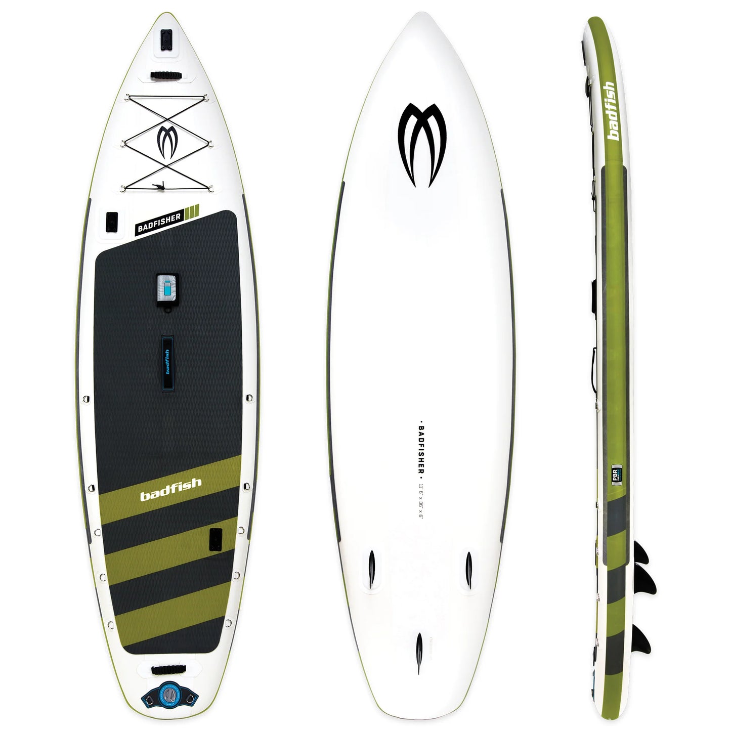 Spearfishing Paddle Board Inflatable Extra Wide Badfisher